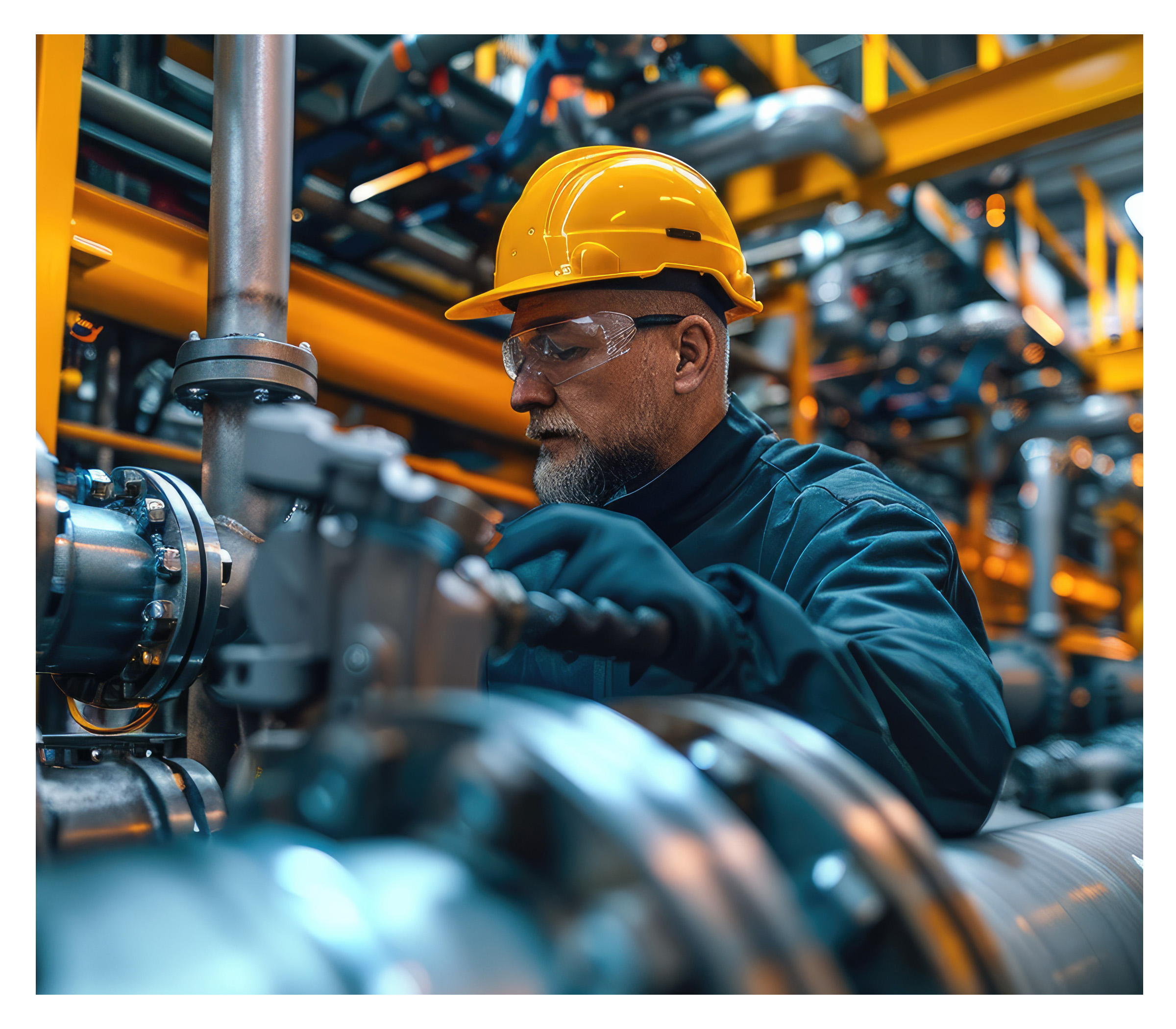 How We Operate, a guy in a boiler room