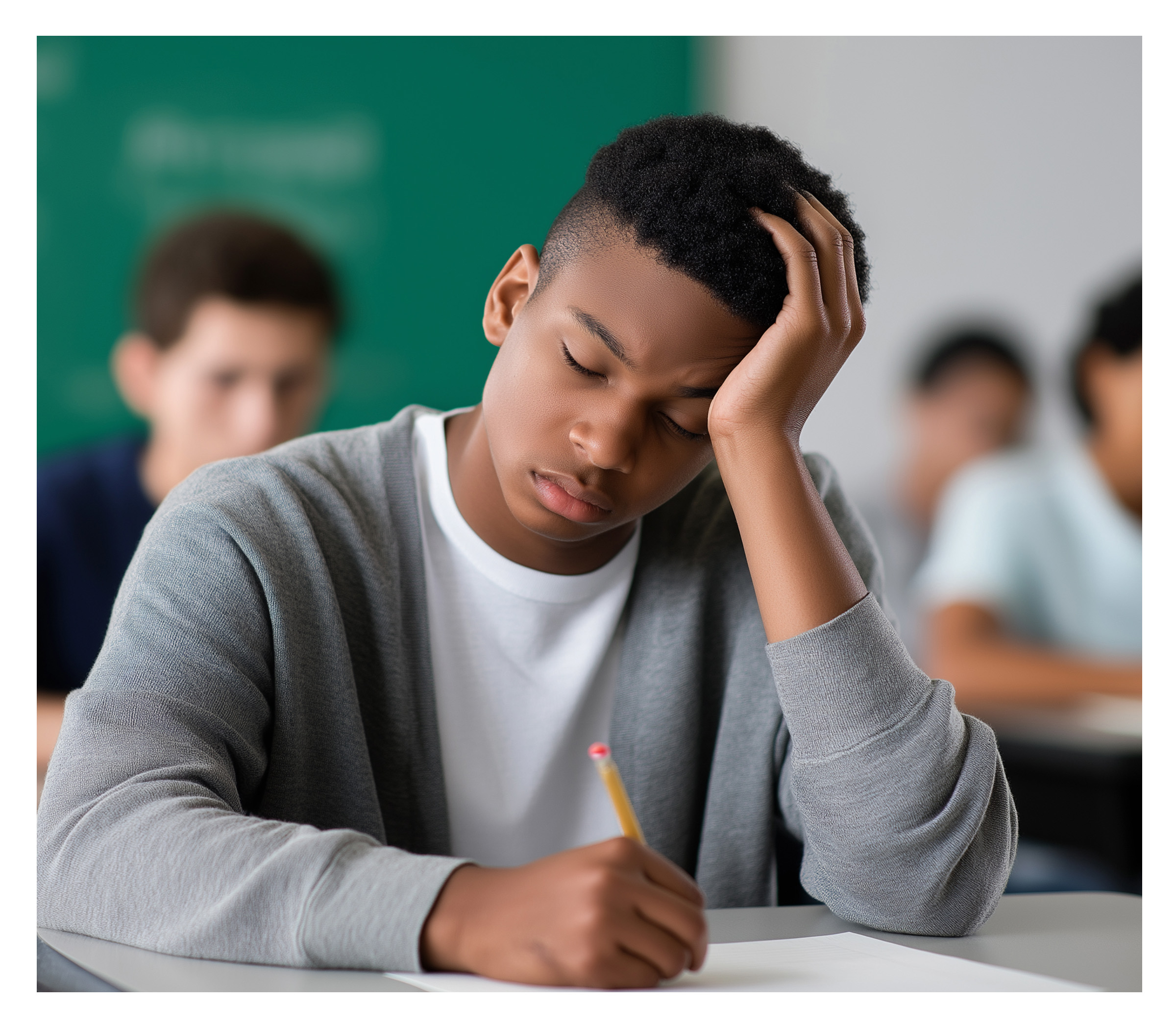 CO2 causing a student to be tired